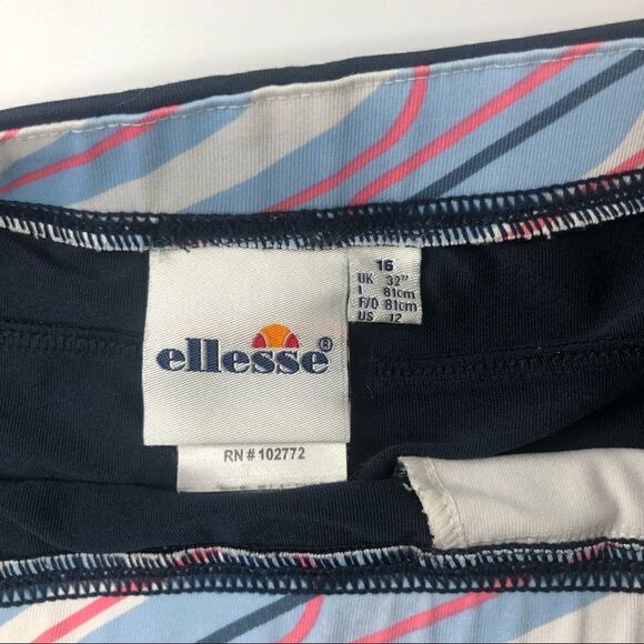 Ellesse Golf/Tennis Skirt Navy/White Size 16 - Picture 7 of 10